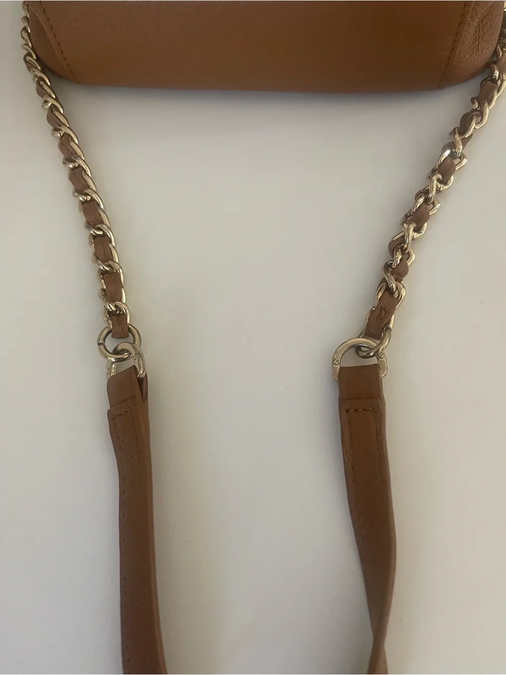 Tory Burch Saddle Brown Leather Crossbody